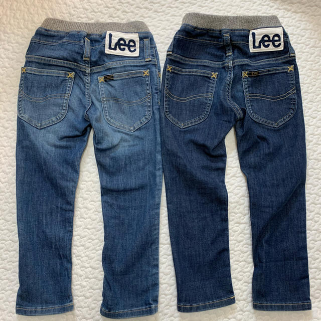 Lee(リー)のフラットエクステ様専用　Lee デニム　ジーンズ　キッズ　2本セット キッズ/ベビー/マタニティのキッズ服男の子用(90cm~)(パンツ/スパッツ)の商品写真