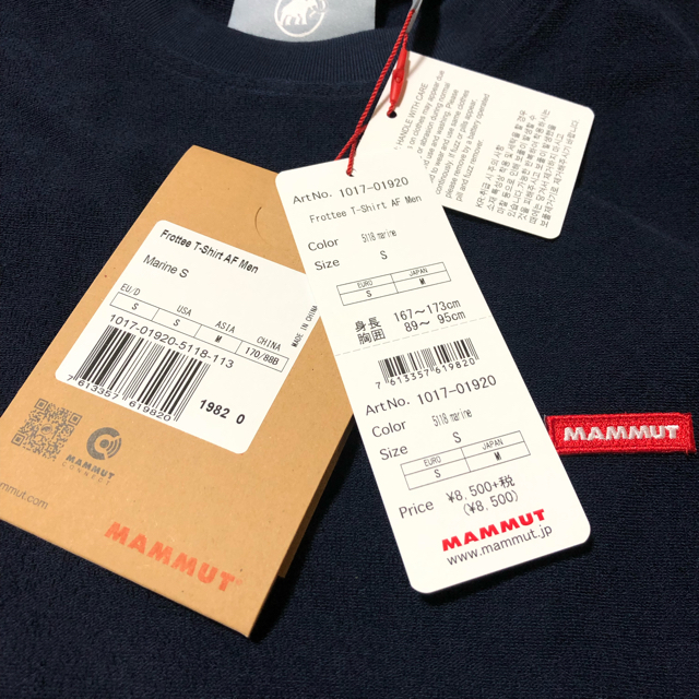 Mammut(マムート)のMAMMUT マムート Ｔシャツ フロッティTシャツ アジアンフィット メンズM メンズのトップス(Tシャツ/カットソー(半袖/袖なし))の商品写真