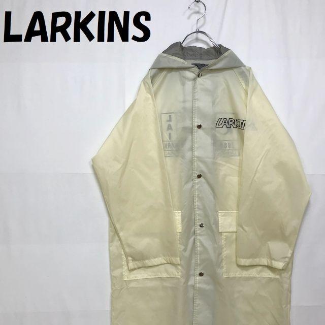 【人気】LARKINS/ラーキンス レインコート ナイロンコート クリーム色