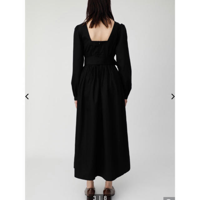 moussy(マウジー)のmoussy OPEN BACK LONG SLEEVE ワンピース レディースのワンピース(ロングワンピース/マキシワンピース)の商品写真