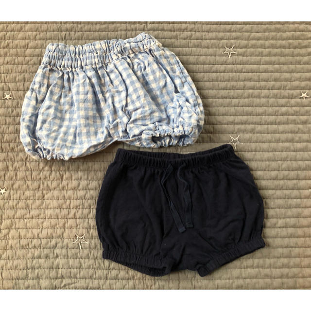 babyGAP(ベビーギャップ)の【美品】かぼちゃパンツ　2枚セット キッズ/ベビー/マタニティのベビー服(~85cm)(パンツ)の商品写真