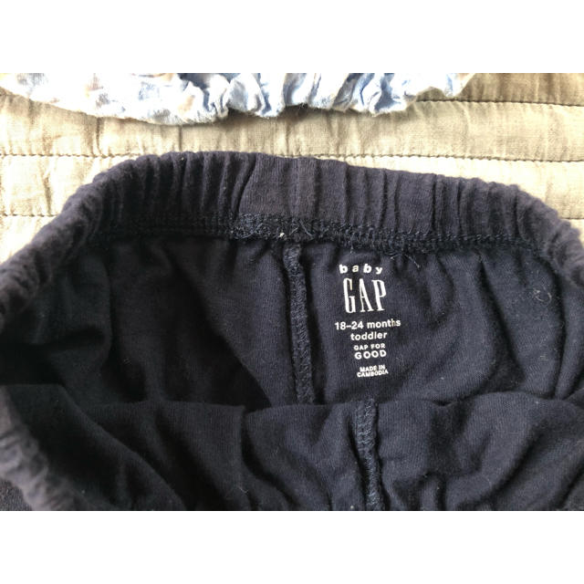 babyGAP(ベビーギャップ)の【美品】かぼちゃパンツ　2枚セット キッズ/ベビー/マタニティのベビー服(~85cm)(パンツ)の商品写真