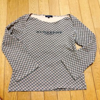 バーバリー(BURBERRY)のBURBERRY チェック トップス(カットソー(長袖/七分))