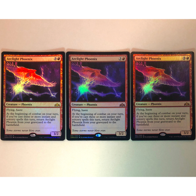 レッド系 弧光のフェニックス/Arclight Phoenix 英語版Foil3枚 MTG 通販 弧光のフェニックス プロモ