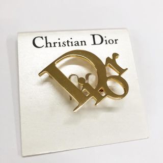 ディオール(Dior)のDior ディオール　ブローチ　コサージュ　アクセサリー　ゴールド(ブローチ/コサージュ)