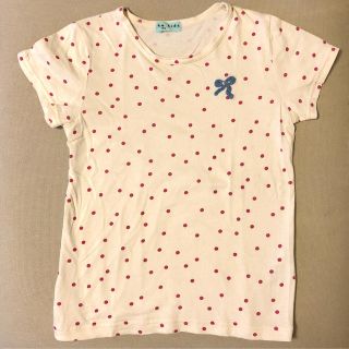 ハッカキッズ(hakka kids)のhakka kids★ドット柄水玉Tシャツ★１３０(Tシャツ/カットソー)