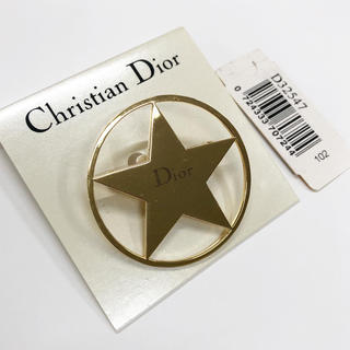 ディオール(Dior)のDior アクセサリー　コサージュ　ブローチ　星　ゴールド(ブローチ/コサージュ)