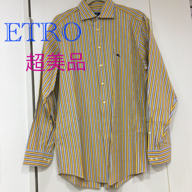 【正規品】  ETRO エトロ ストライプワイシャツ　超美品