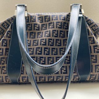 フェンディ(FENDI)のフェンディ　ズッキーノハンドバッグ【オールドフェンディ　ズッカ】(ハンドバッグ)