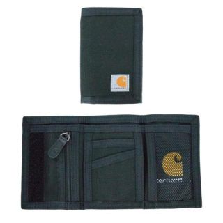 カーハート(carhartt)のカーハート ナイロン 財布　黒　３つ折り　●新品・新作(折り財布)