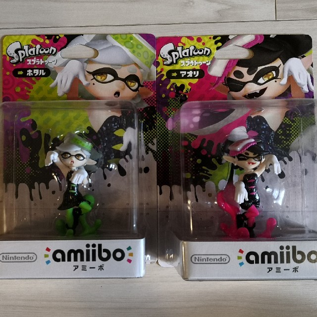 Wii U - スプラトゥーン　アミーボ　amibo ホタル　アオリ