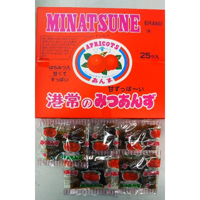 送料一律 箱なし 港常 みつあんず × 30袋 食品/飲料/酒の食品(菓子/デザート)の商品写真