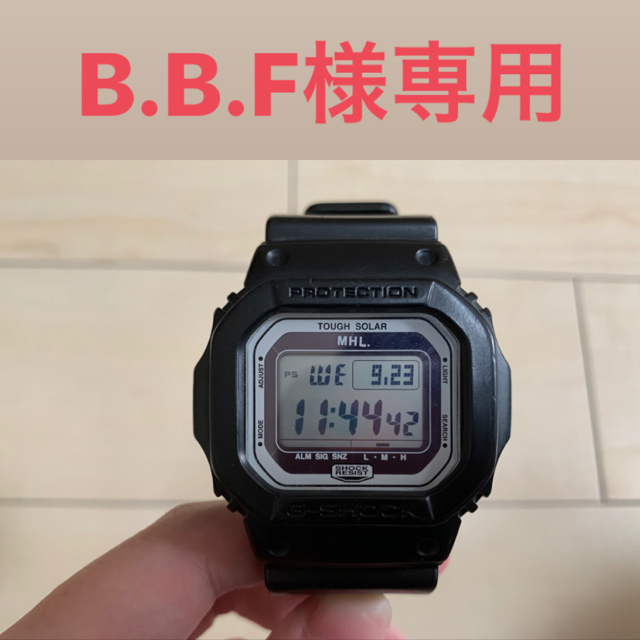 値下げ　MHL. G-SHOCK コラボ　時計　ウォッチ　【電池交換済み】