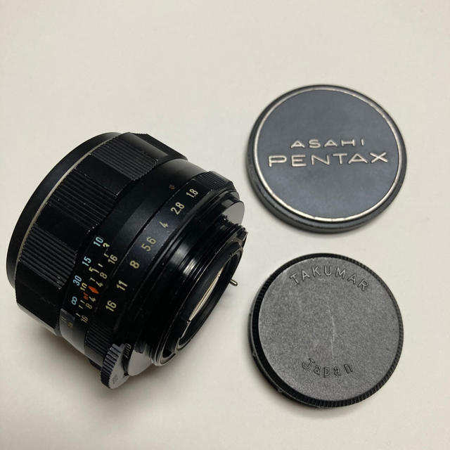 PENTAX(ペンタックス)の美品 M42銘玉 S-M-C TAKUMAR 55mm F1.8 純正前後CAP スマホ/家電/カメラのカメラ(レンズ(単焦点))の商品写真