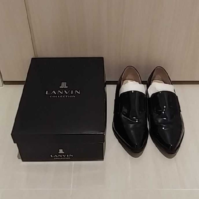 LANVIN(ランバン)のLANVIN　エナメルローファー レディースの靴/シューズ(ローファー/革靴)の商品写真