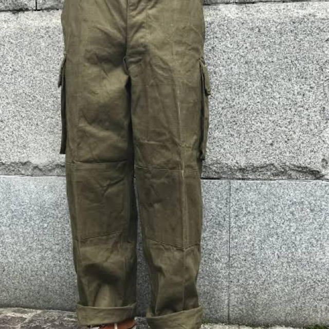 French army M47 pants size 35116cm股上