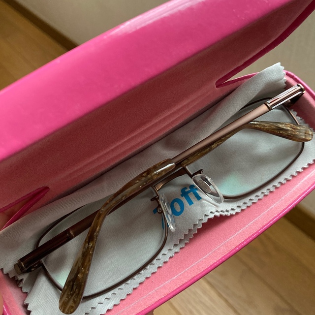 Zoff(ゾフ)のEL様専用　zoffメガネ　伊達眼鏡 レディースのファッション小物(サングラス/メガネ)の商品写真