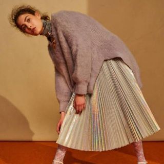 ルシェルブルー(LE CIEL BLEU)の【完売商品】Hologram Pleated Skirt IRENE(ロングスカート)