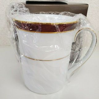 ノリタケ(Noritake)のNoritake(ノリタケ) マーブルレッド マグカップ(グラス/カップ)