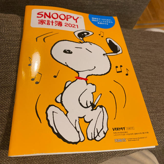 SNOOPY(スヌーピー)のスヌーピー　家計簿 エンタメ/ホビーの本(住まい/暮らし/子育て)の商品写真