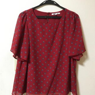 ユニクロ(UNIQLO)のUNIQLO ユニクロ　ディズニーコラボ　ブラウス　Mサイズ(シャツ/ブラウス(半袖/袖なし))