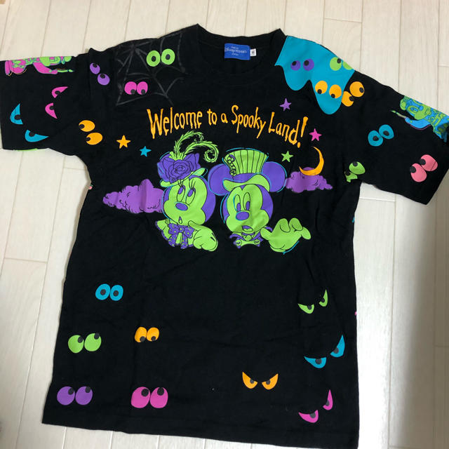 Disney(ディズニー)のディズニー　ハロウィンティシャツ　2018 M レディースのトップス(Tシャツ(半袖/袖なし))の商品写真