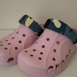 クロックス(crocs)のサンダルカスタム用　迷彩柄　ストラップカバー(その他)