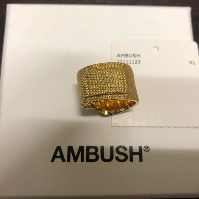 AMBUSH(アンブッシュ)のアンブッシュ   バンドエイド　リング　ゴールド　21号 メンズのアクセサリー(リング(指輪))の商品写真