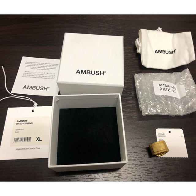 AMBUSH(アンブッシュ)のアンブッシュ   バンドエイド　リング　ゴールド　21号 メンズのアクセサリー(リング(指輪))の商品写真