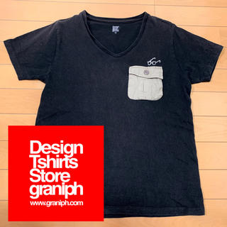 グラニフ(Design Tshirts Store graniph)のグラニフ サングラス 刺繍 Tシャツ ユニセックス(Tシャツ/カットソー(半袖/袖なし))