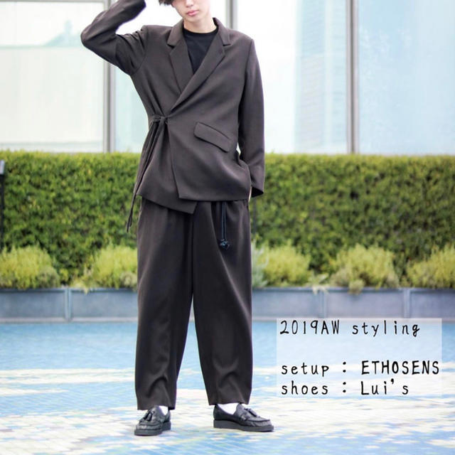 SUNSEA(サンシー)のETHOSENS セットアップ　19AW メンズのジャケット/アウター(テーラードジャケット)の商品写真