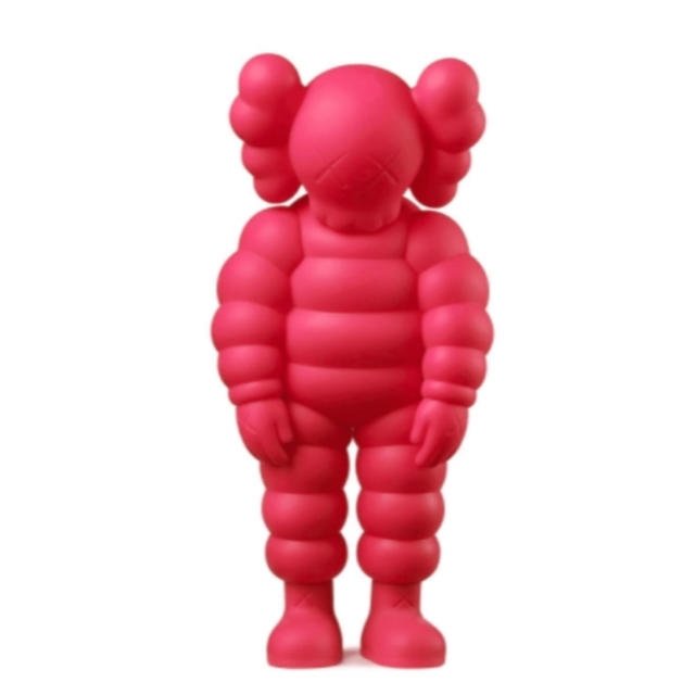 ベアブリック新品未開封 Kaws What Party ピンク