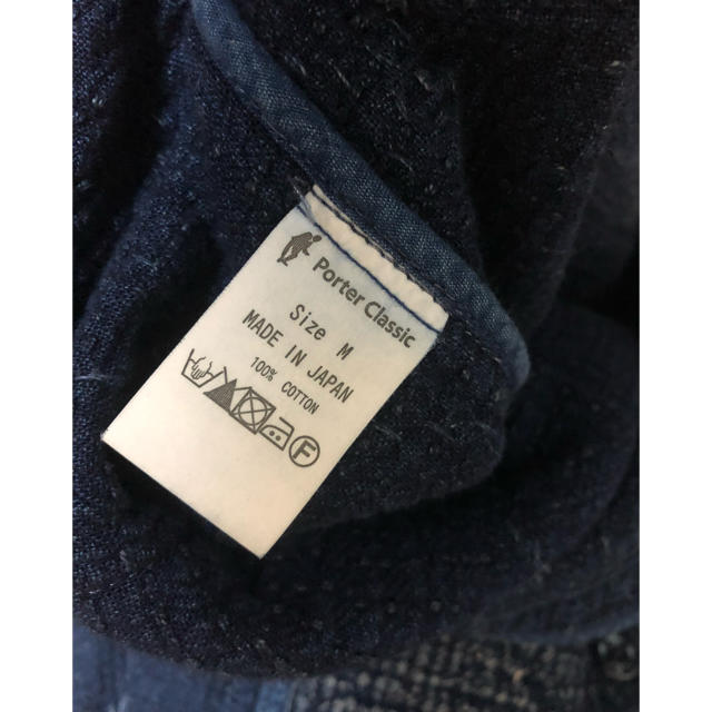 PORTER(ポーター)のporterclassic SASHIKO FRENCH JACKET BLUE メンズのジャケット/アウター(カバーオール)の商品写真