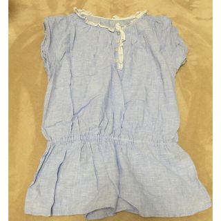 エスティークローゼット(s.t.closet)の淡い青の夏らしいトップス(Tシャツ(半袖/袖なし))