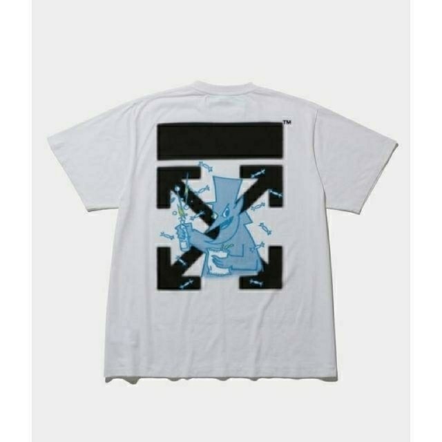 OFF-WHITE FRAGMENT CEREAL Tシャツ 黒Mサイズ