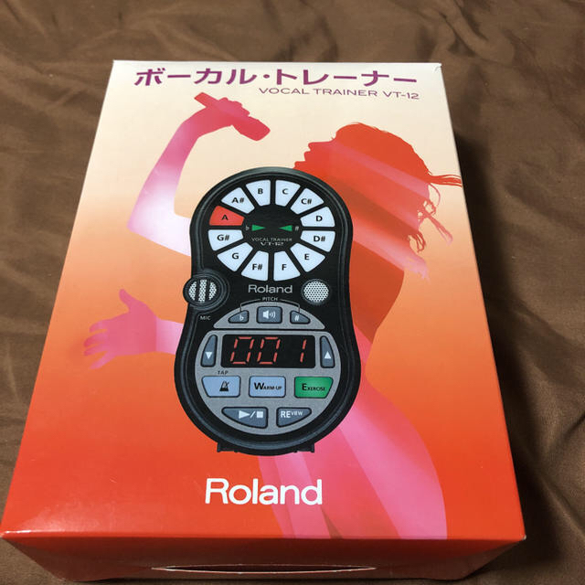 Roland(ローランド)の【充電ケーブル付属】Roland / ヴォーカルトレーナー VT-12 楽器のレコーディング/PA機器(その他)の商品写真