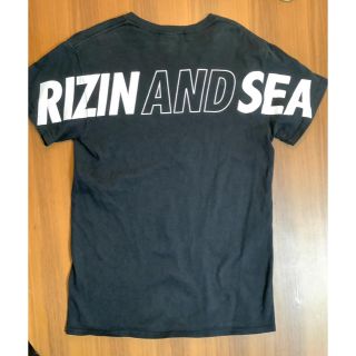 シー(SEA)のS サイズ　WIND AND SEA × RIZIN Tシャツ　黒　送料込(Tシャツ/カットソー(半袖/袖なし))