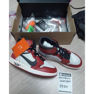 ナイキ(NIKE)のoff white jordan1 Chicago 23cm(スニーカー)