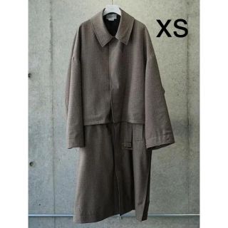 サンシー(SUNSEA)のYOKE 19AW 3WAY BAL COLLAR SHARE COAT xs(ステンカラーコート)