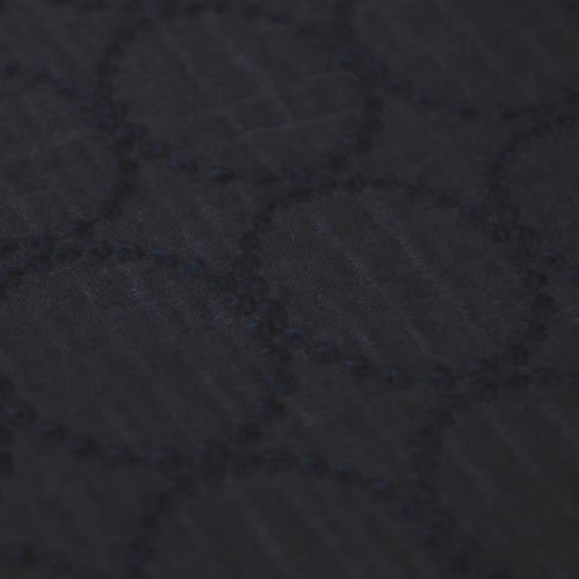 mina perhonen(ミナペルホネン)のミナペルホネン tambourine 生地 ネイビー 生地巾半分×50 ハンドメイドの素材/材料(生地/糸)の商品写真
