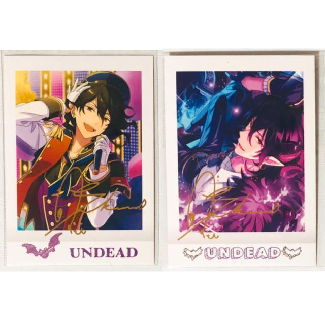新品★あんスタ★UNDEAD【朔間零】箔押し★ぱしゃこれ★IDOL★2点セット | フリマアプリ ラクマ