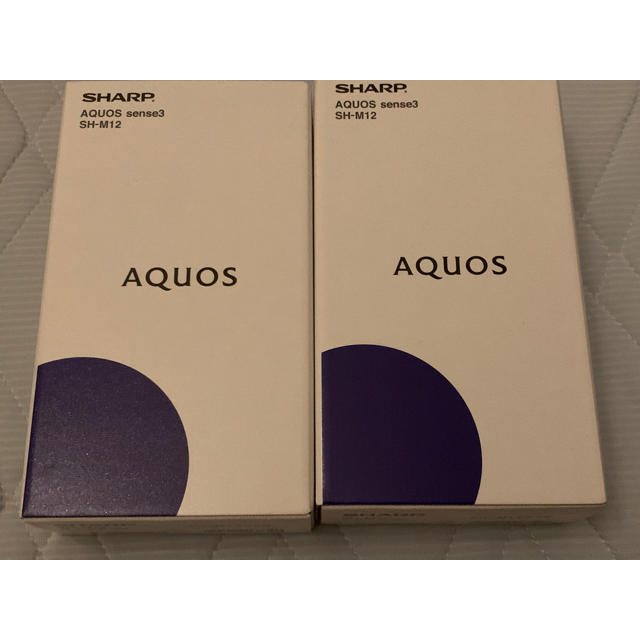 驚きの安さ AQUOS - AQUOS SENCE3 SH-M12 ブラック 2台 スマートフォン本体