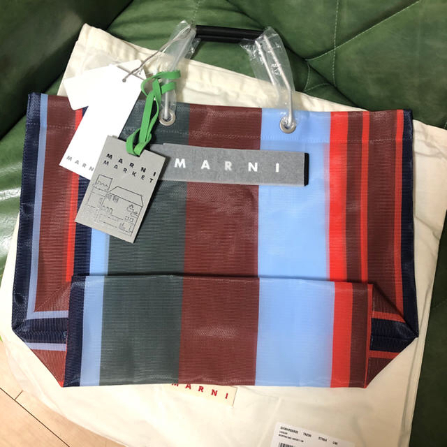 新品 ★MARNI マルニ フラワー カフェ トートバッグ ★ラッカーレッド