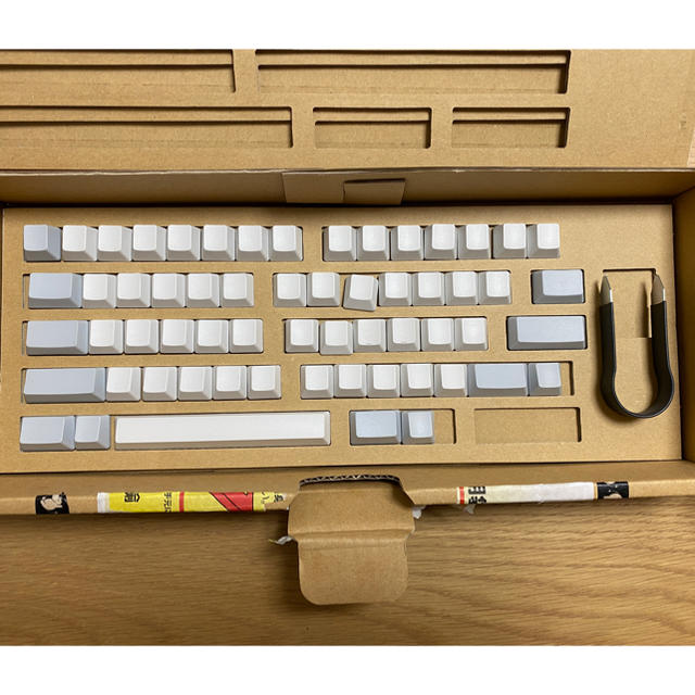 PFU純正HHKB Pro用US無刻印白キートップセット