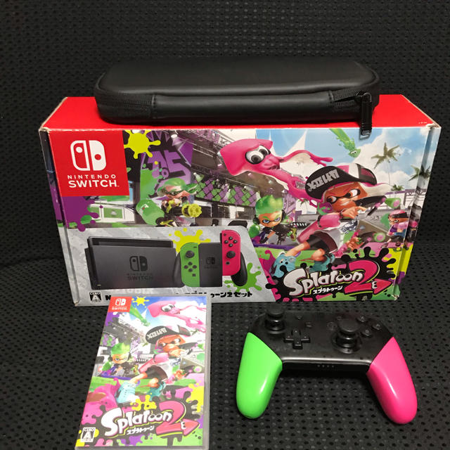 任天堂スイッチ スプラトゥーン2 限定版 プロコン付き