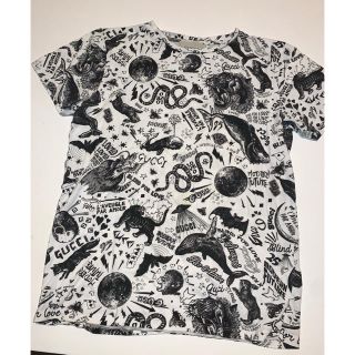 グッチ(Gucci)のGUCCI チルドレン　グッチ　キッズ　12歳前後　総柄　tシャツ  (Tシャツ/カットソー)