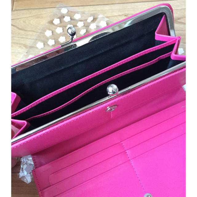 MARY QUANT(マリークワント)のピンク長財布 レディースのファッション小物(財布)の商品写真