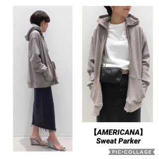 アパルトモンドゥーズィエムクラス(L'Appartement DEUXIEME CLASSE)の新品未使用　【AMERICANA】Sweat Parker (パーカー)