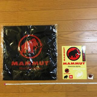 マムート(Mammut)のMAMMUT  ハンドタオル　ステッカー　ピンバッジ(ノベルティグッズ)