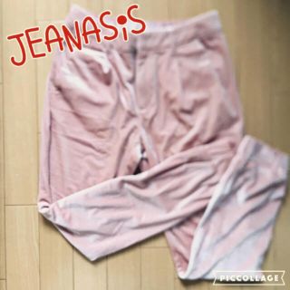 ジーナシス(JEANASIS)のベロア　パンツ(カジュアルパンツ)